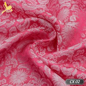 Phá cách từ hoa văn cúc truyền thống. Lụa hoa cúc xoáy đem lại sự mới mẻ trẻ trung - CX02