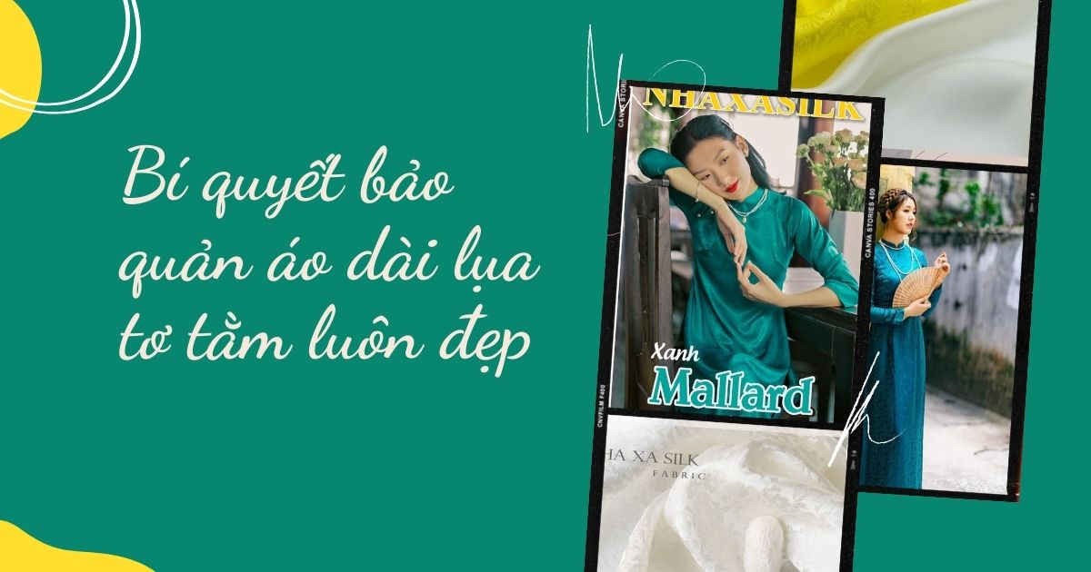 Bảo quản áo dài đúng cách
