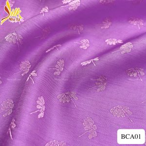 Lụa họa tiết Bồ công anh - BCA01