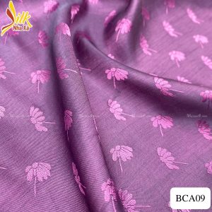 Lụa họa tiết Bồ công anh - BCA09