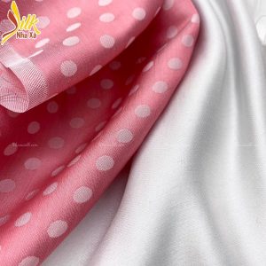 Lụa họa tiết Chấm bi - BI01