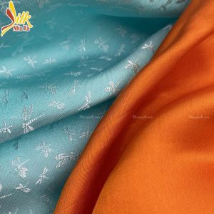 Lụa họa tiết Chuồn chuồn - CC03