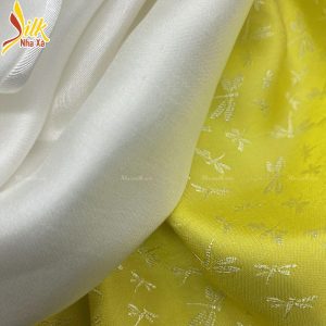 Lụa họa tiết Chuồn chuồn - CC07
