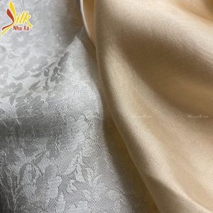 Lụa họa tiết Hoa Mai - M06