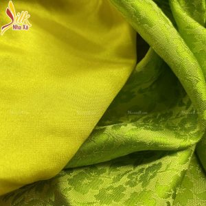 Lụa họa tiết Hoa Mai - M07