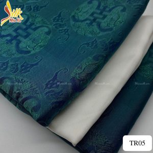 Lụa họa tiết Thọ Rơi - TR05