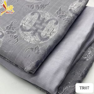 Lụa họa tiết Thọ Rơi - TR07