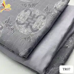Lụa họa tiết Thọ Rơi - TR07