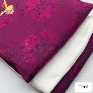 Lụa họa tiết Thọ Rơi - TR08
