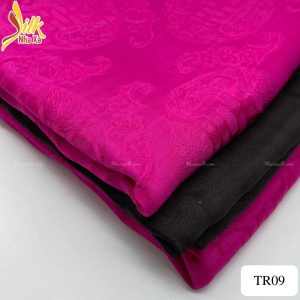 Lụa họa tiết Thọ Rơi - TR09