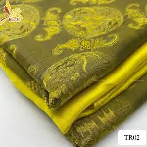 Lụa họa tiết Thọ Rơi - TR02