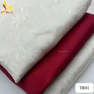 Lụa họa tiết Thọ Rơi - TR01
