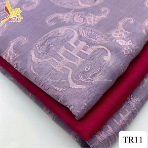 Lụa họa tiết Thọ Rơi - TR11