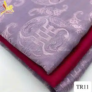 Lụa họa tiết Thọ Rơi - TR11