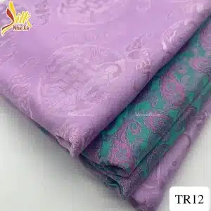 Lụa họa tiết Thọ Rơi - TR12