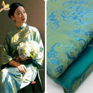 Lụa họa tiết Thọ Rơi - TR15