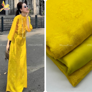 Lụa họa tiết Thọ Rơi - TR16