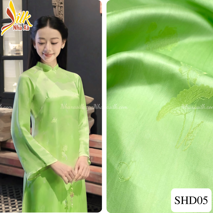 Lụa Hoa Sen SHD05